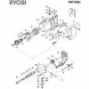 Ryobi PMT1360A Spare Parts List Type: 1000024810